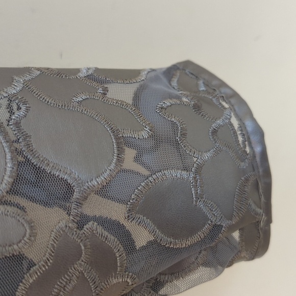 Colleen Lopez Best Dressed Silver Faux Leather And Mesh Jacket - Picture 9 of 16